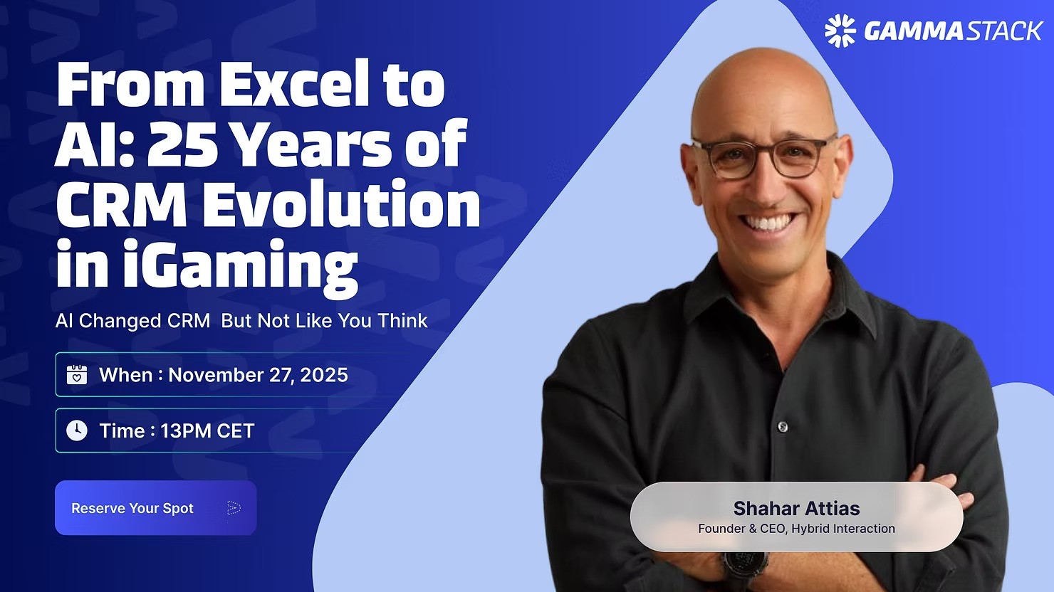 Gammastack Live Webinar with Shahar