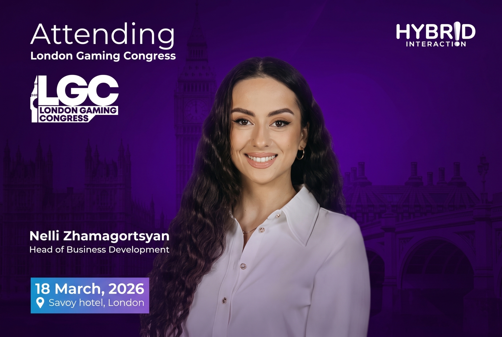 Nelli at London Gaming Congress 2026